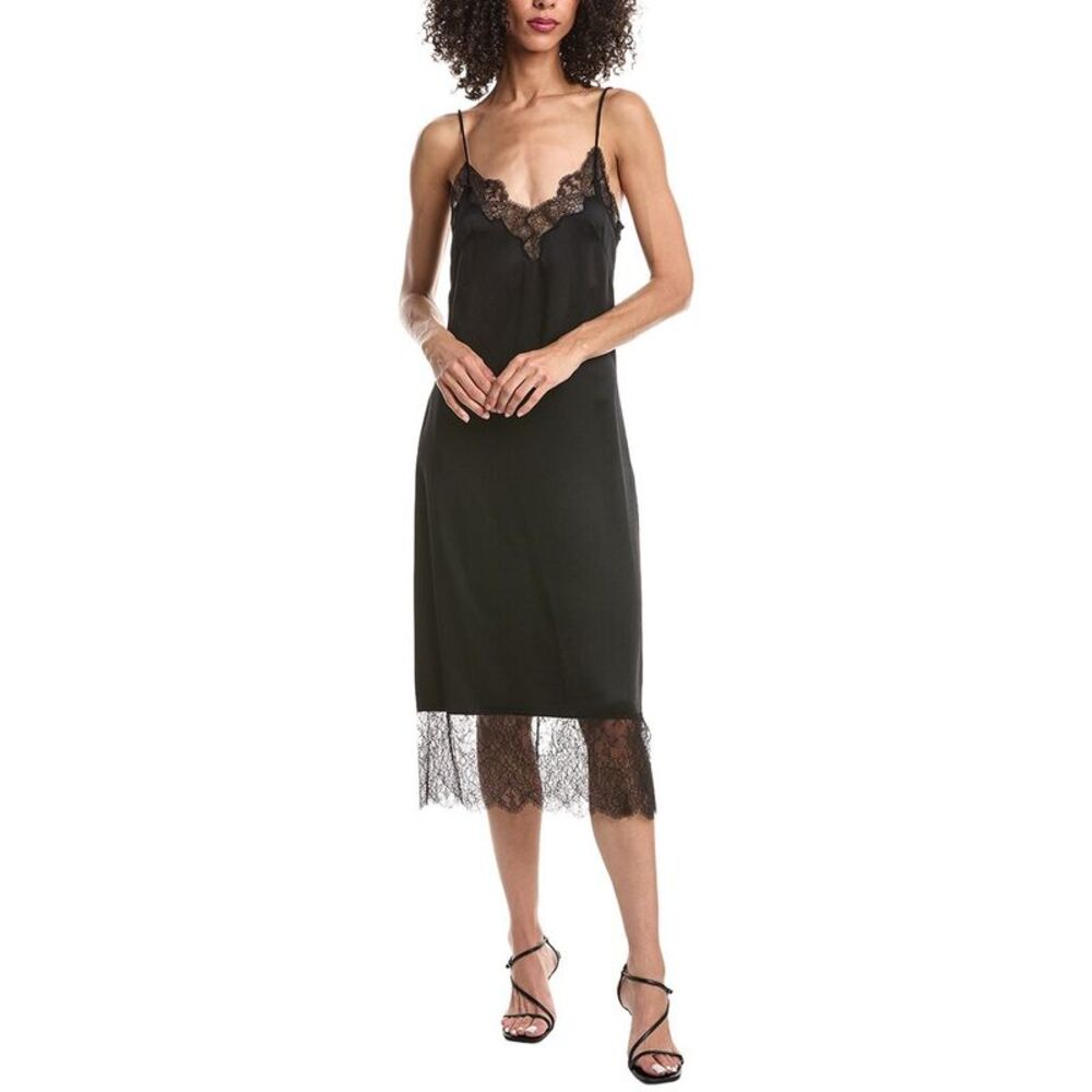 Valentino Womens  Lace-Trim Cami, Black